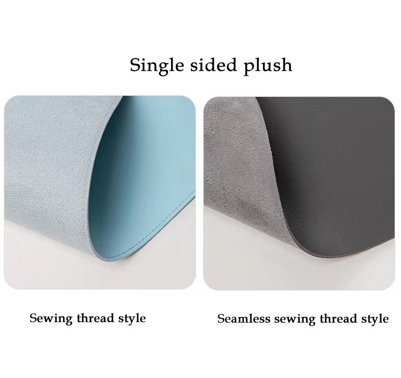 Custom PU Leather Desk Mat with Multiple Color Options detail