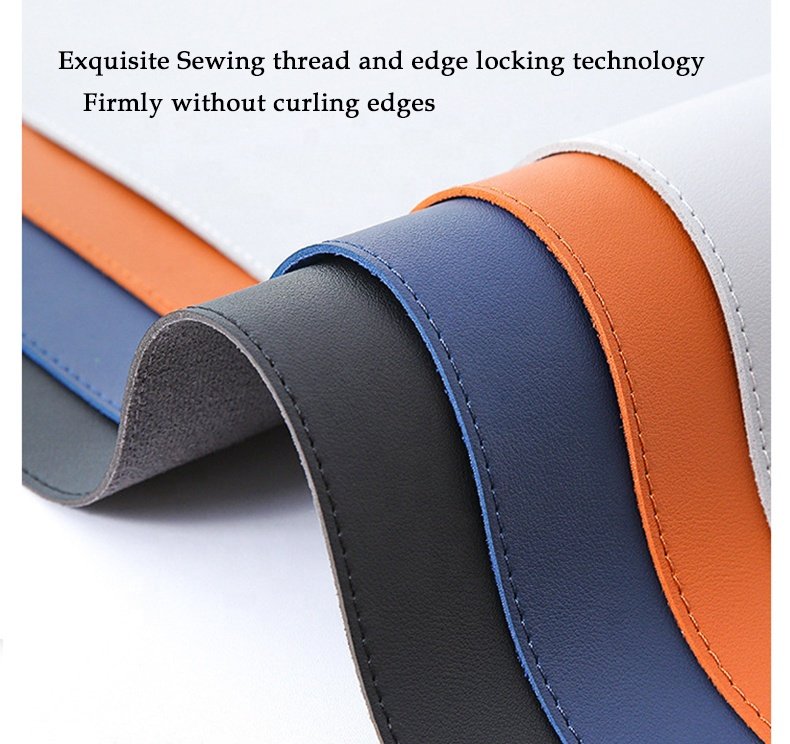 Custom PU Leather Desk Mat with Multiple Color Options detail