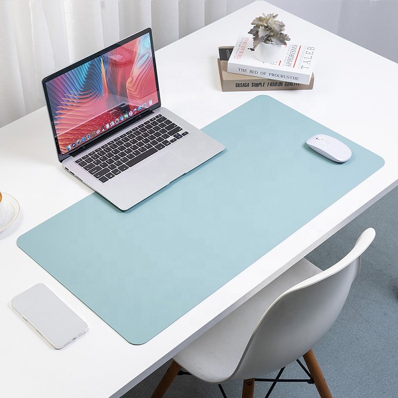 Custom PU Leather Desk Mat with Multiple Color Options detail