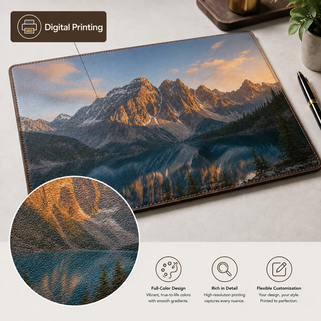 Digital Printing for custom leather products