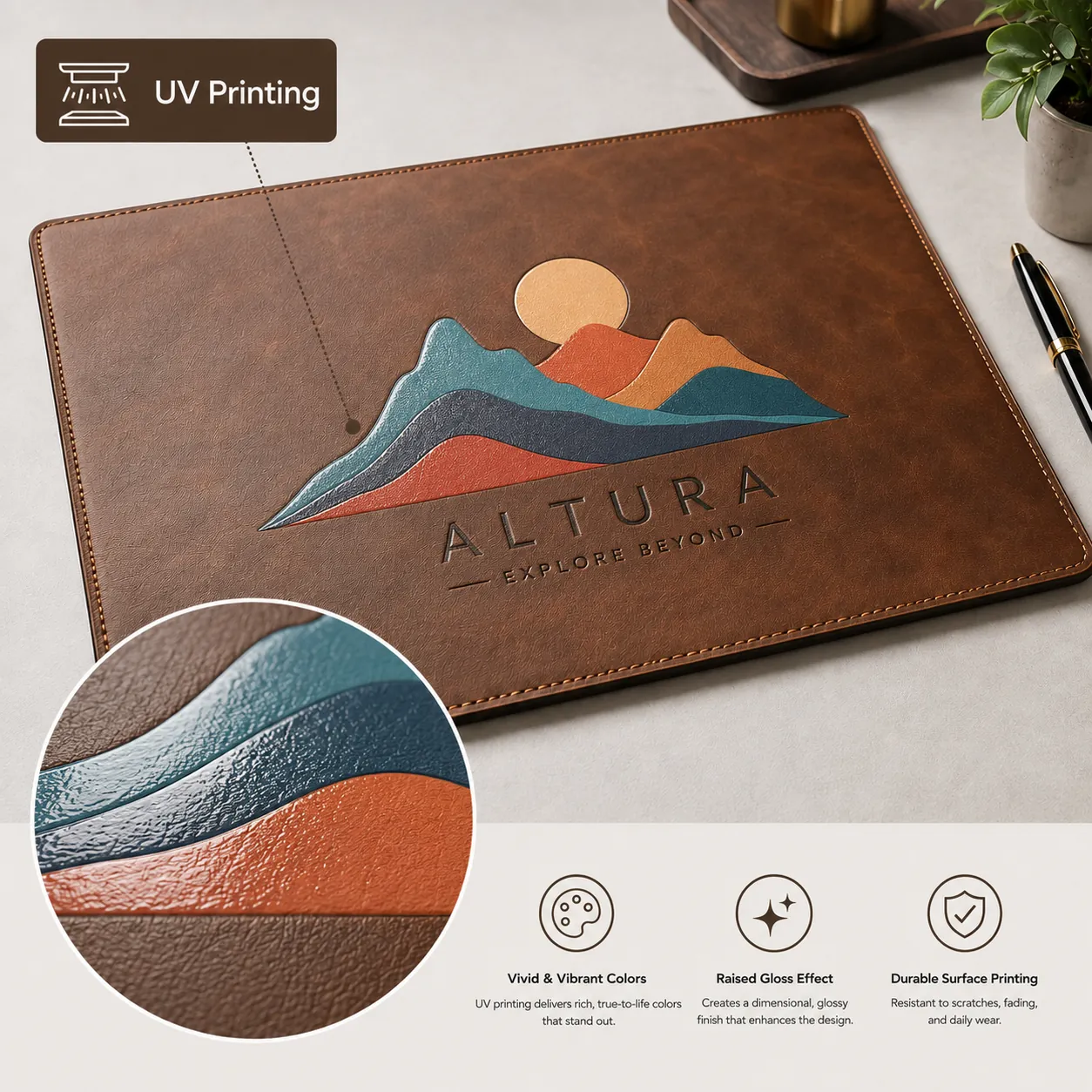 UV Printing for custom leather products