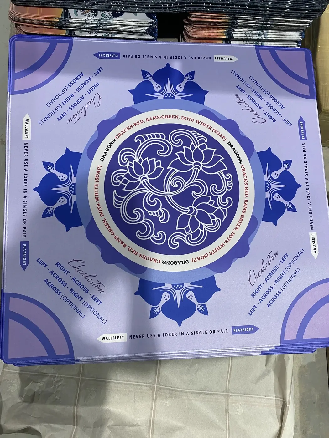 Custom Mahjong Mat OEM Project