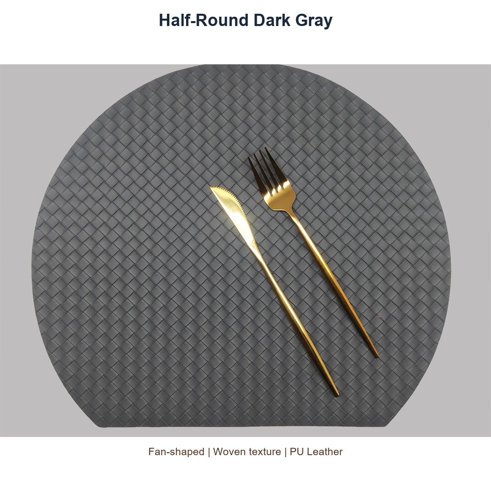 Half-Round Dark Gray SKU