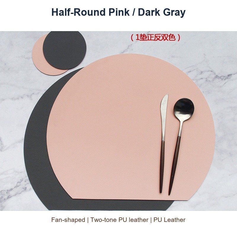 Half-Round Pink / Dark Gray SKU