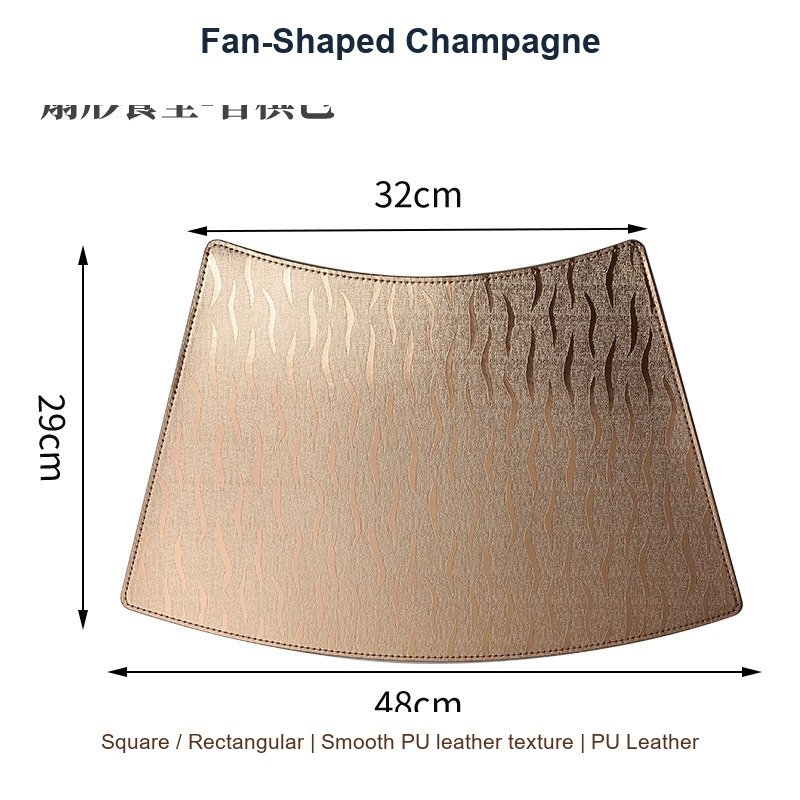 Fan-Shaped Champagne SKU