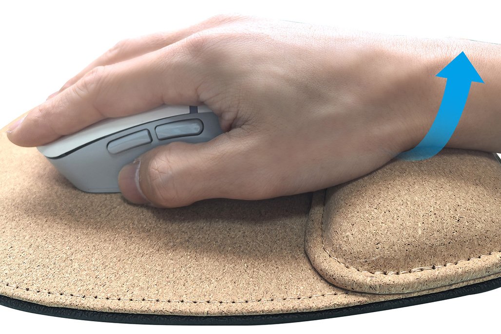 3-in-1 Cork Desk Pad Set with Ergonomic Supports product detail 3