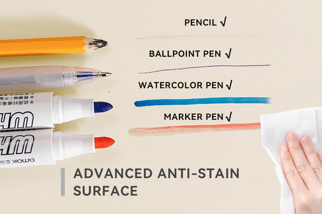 Anti-Stain Silicone Leather Desk Mat product detail 1