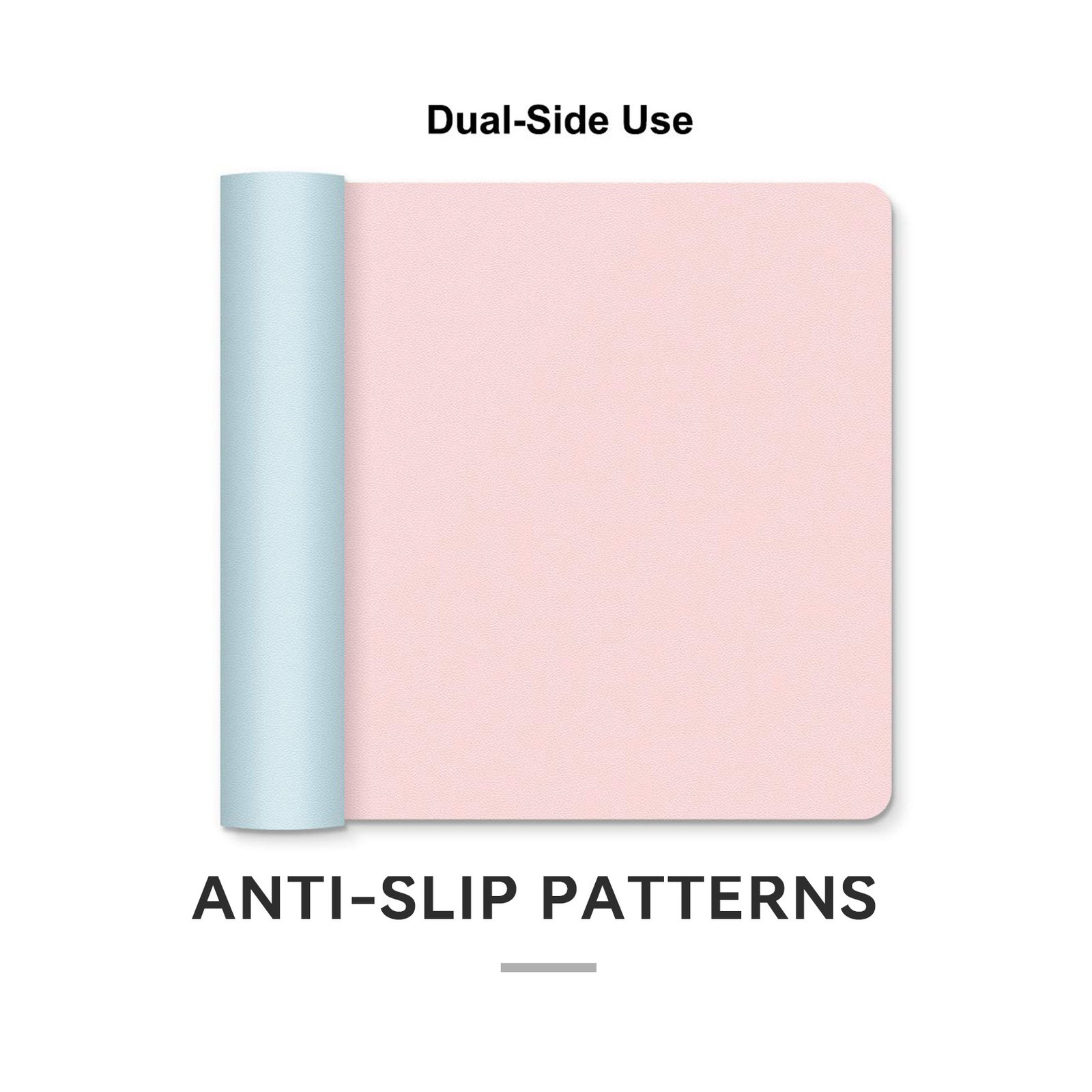 Custom Dual-Sided Waterproof Leather Desk Pad detail