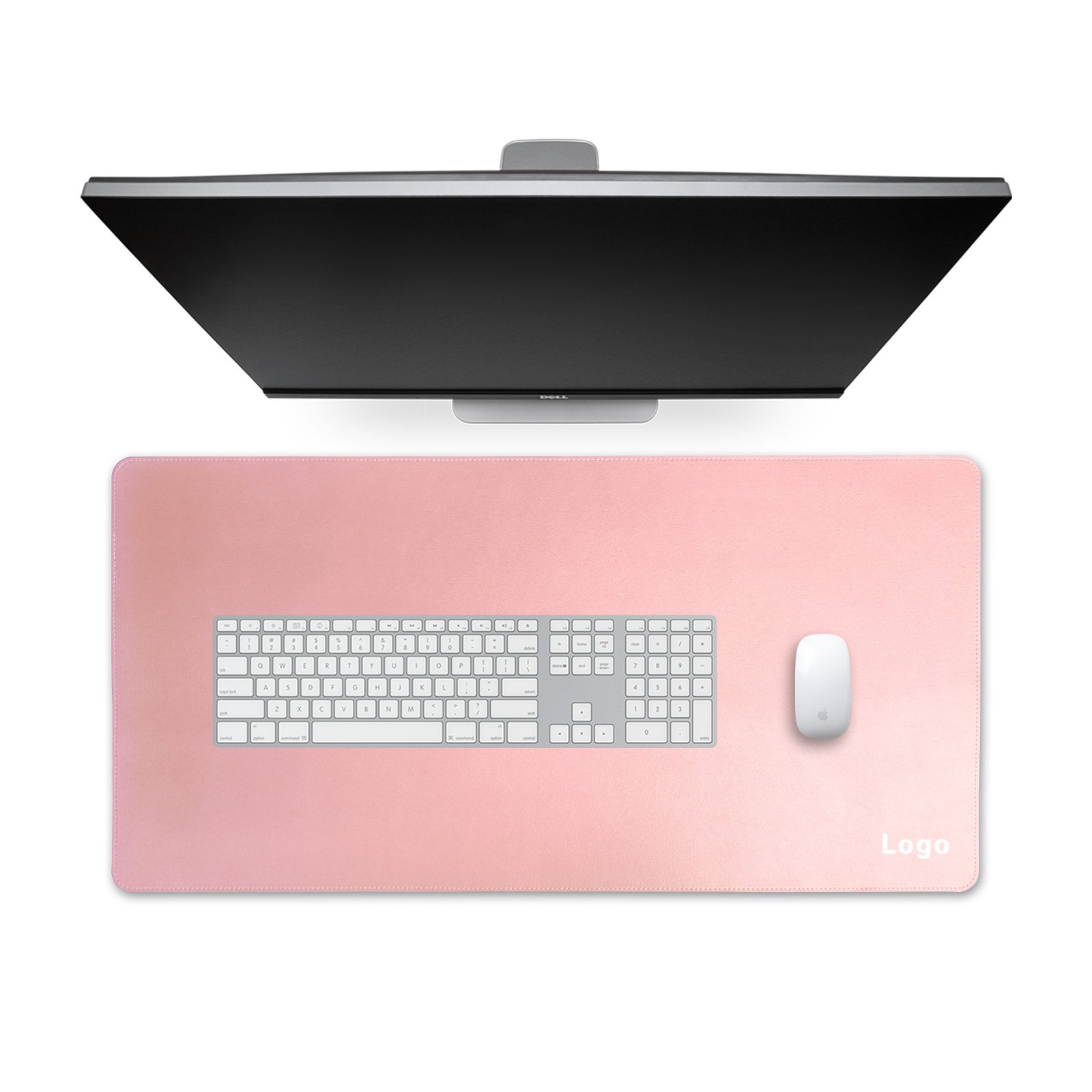 Custom Dual-Sided Waterproof Leather Desk Pad detail