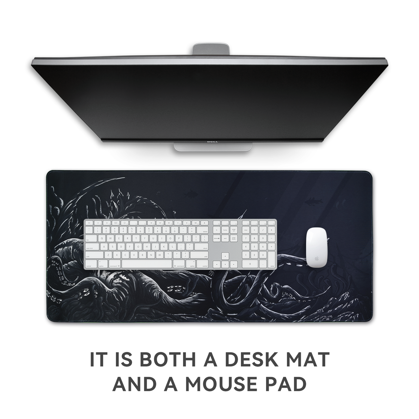 Custom Leather Desk Pad for Office Workstations detail