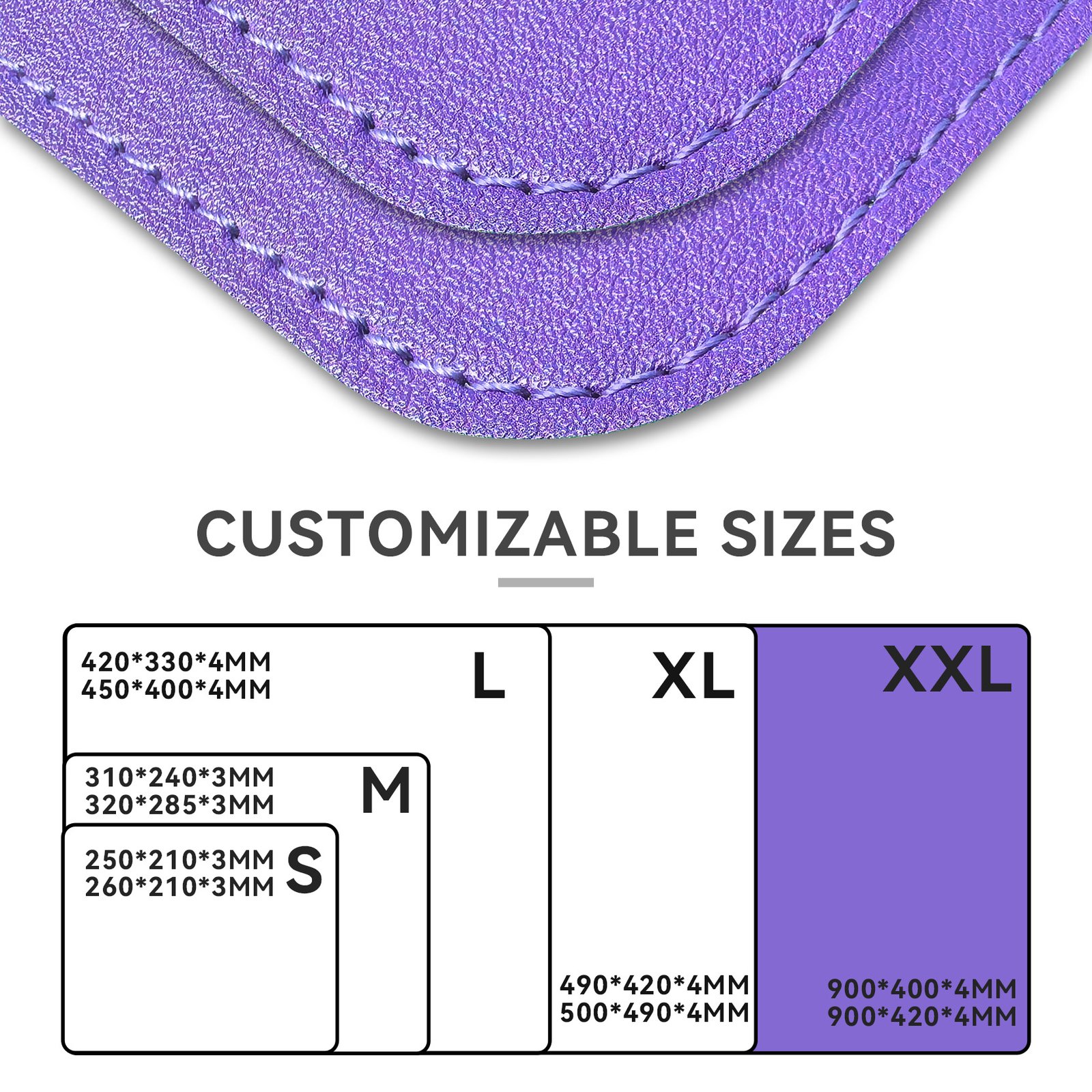 Custom Logo Waterproof Leather Multifunction Desk Pad detail