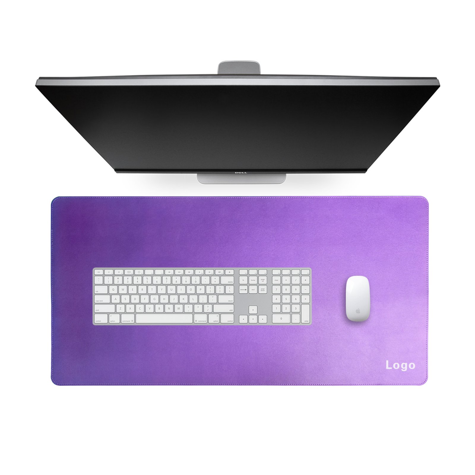 Custom Logo Waterproof Leather Multifunction Desk Pad detail