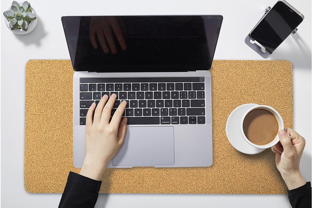 Eco-Friendly Cork Desk Pad with Non-Slip Base product detail 4