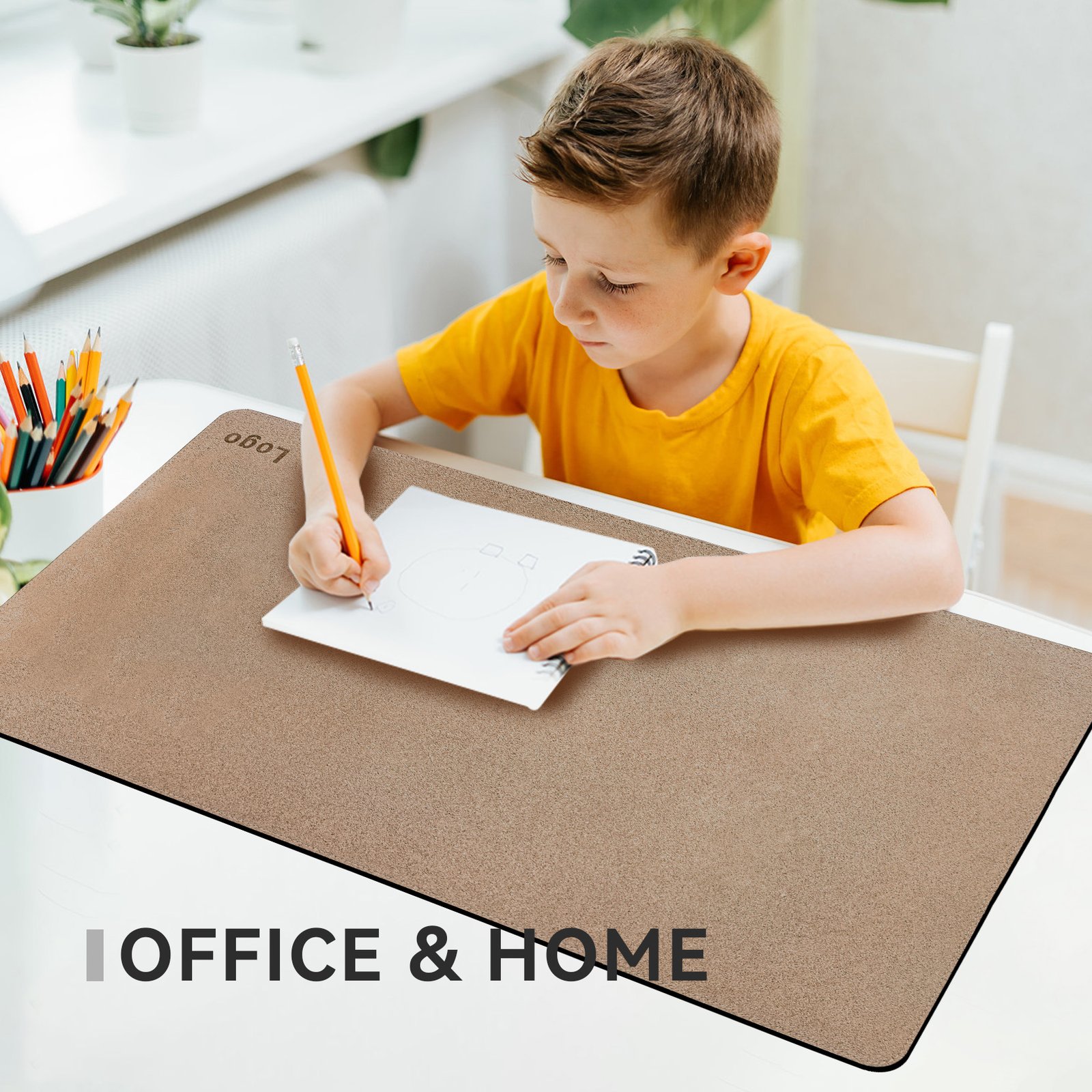Natural Cork Desk Pad Writing Mat detail
