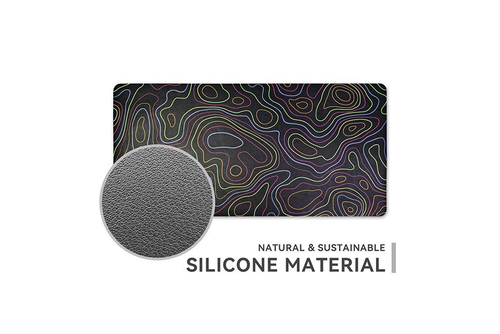 Premium PU Leather Desk Mat with Silicone Base product detail 1