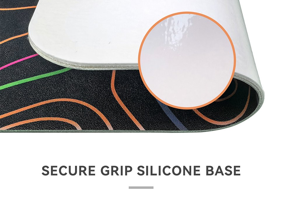 Premium PU Leather Desk Mat with Silicone Base product detail 2