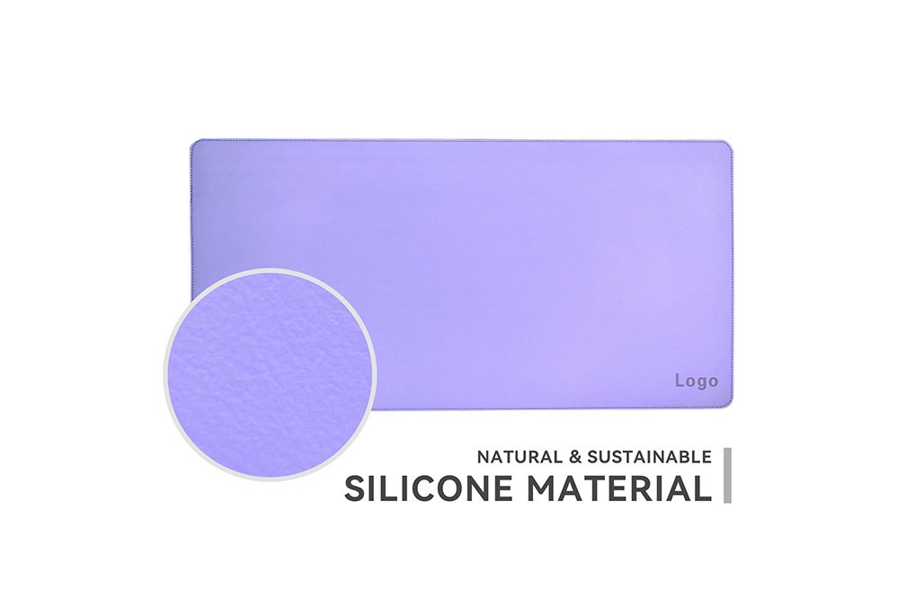 Premium Silicone Leather Desk Mat with Rubber Base product detail 2