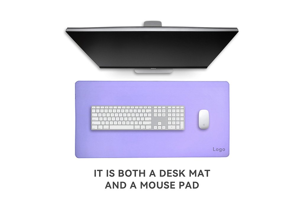 Premium Silicone Leather Desk Mat with Rubber Base product detail 6