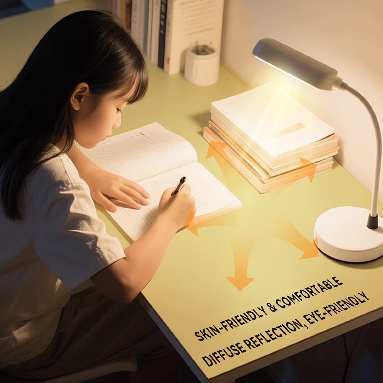 Premium Silicone Leather Desk Mat with Rubber Base detail