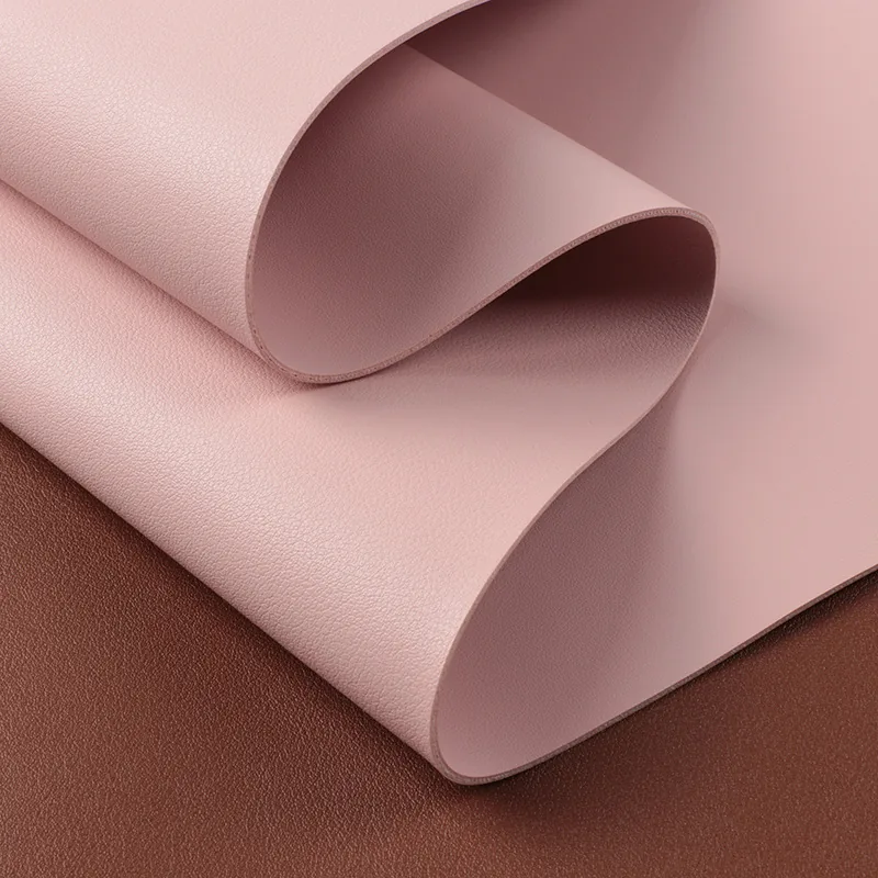 Double-Sided PVC Leather material sample