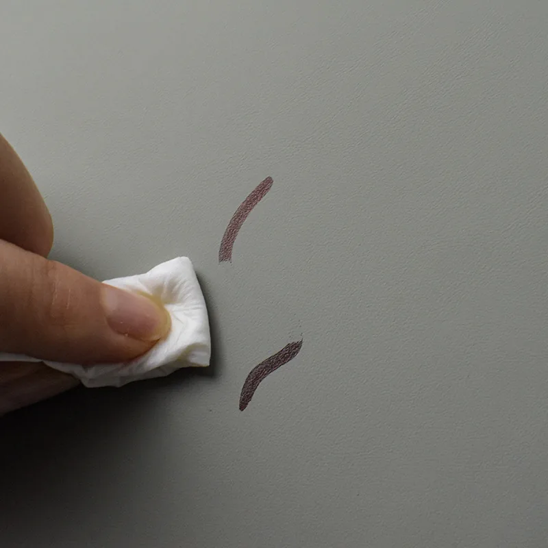 Organic Silicone Leather material sample