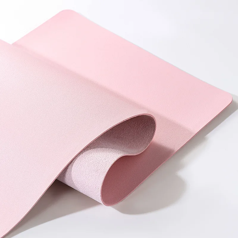 Single-Sided Suede Desk Mat Leather material sample