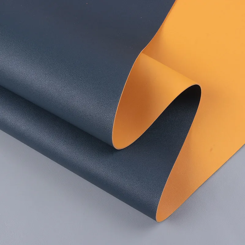 Two-Tone Nappa Texture Desk Mat Leather material sample
